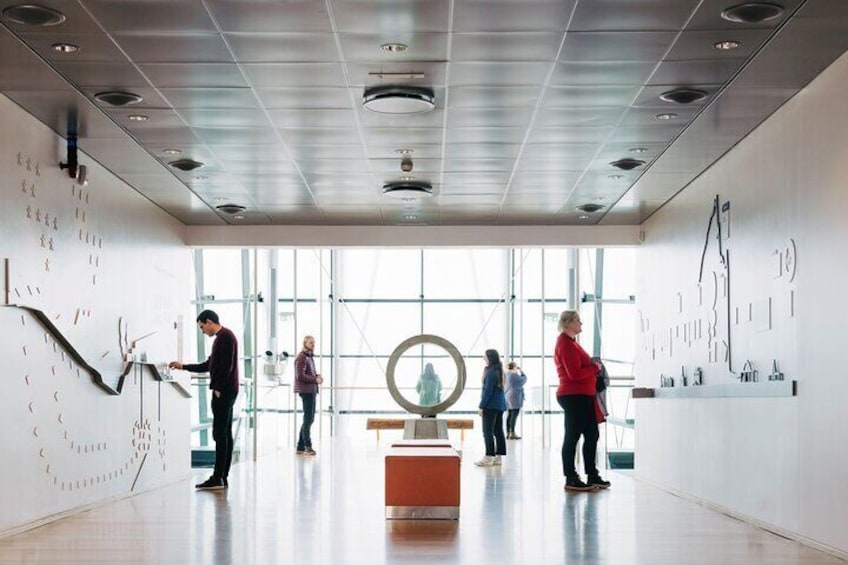 A variety of displays on the third floor of the exhibition.