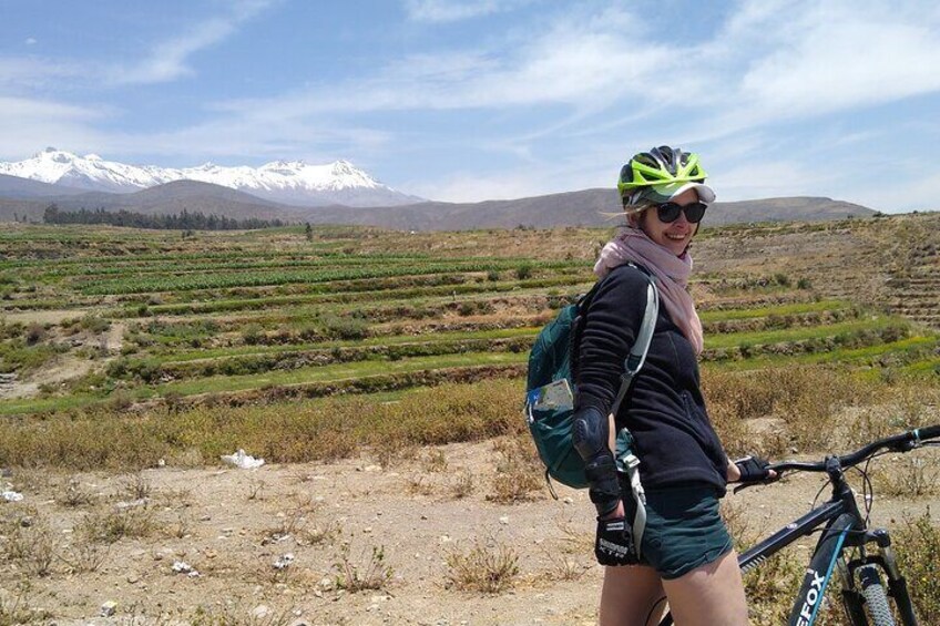 Pic with the farming terraces