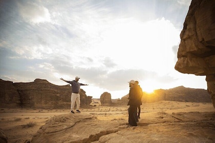 Experience the Magic of Alula on a Sunset Hike in Sharaan Reserve