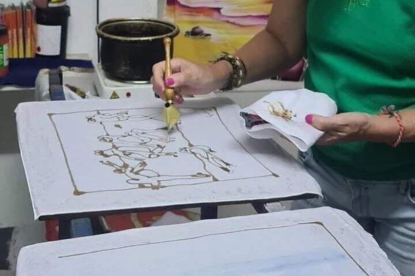 wax drawing