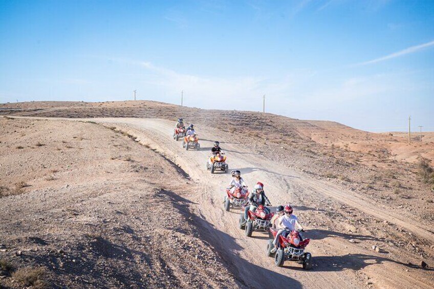 Quad Camel Ride and Dinner Show in Agafay
