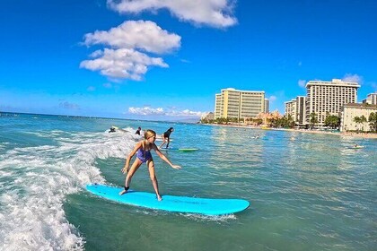 Clases de surf para principiantes en Hawái