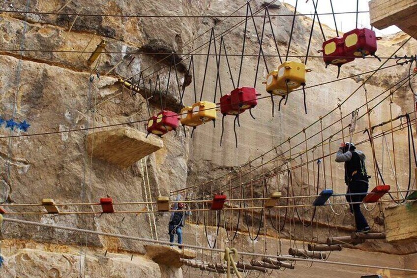 Cairo Adrenaline Rush Nile Kayaking and High Ropes Adventure