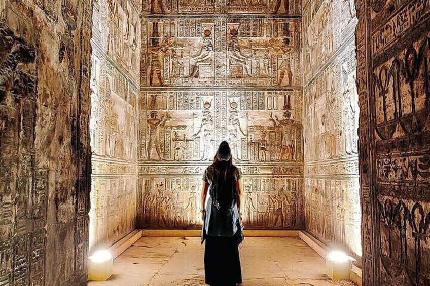 Private Trip:Heal By the Ancient Tel El-Amarna Abydos and Dendara