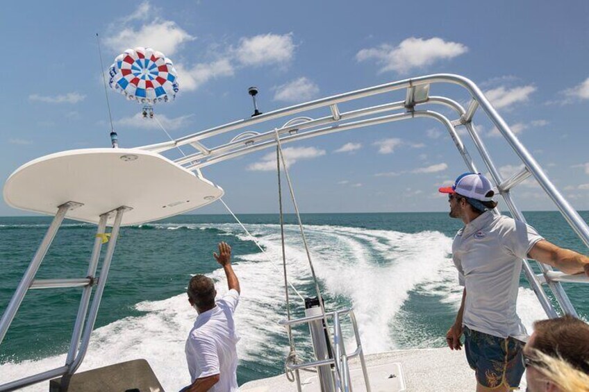 75 Minute Parasailing Adventure above Florida's Gulf Keys