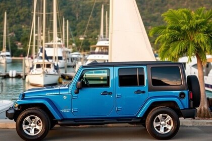 Combo Jeep Tour & Private Sailing Yacht - St Thomas - St John