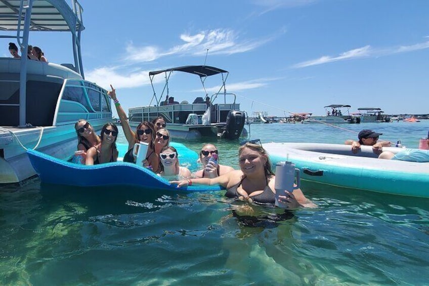 Private Crab Island Party by Boat