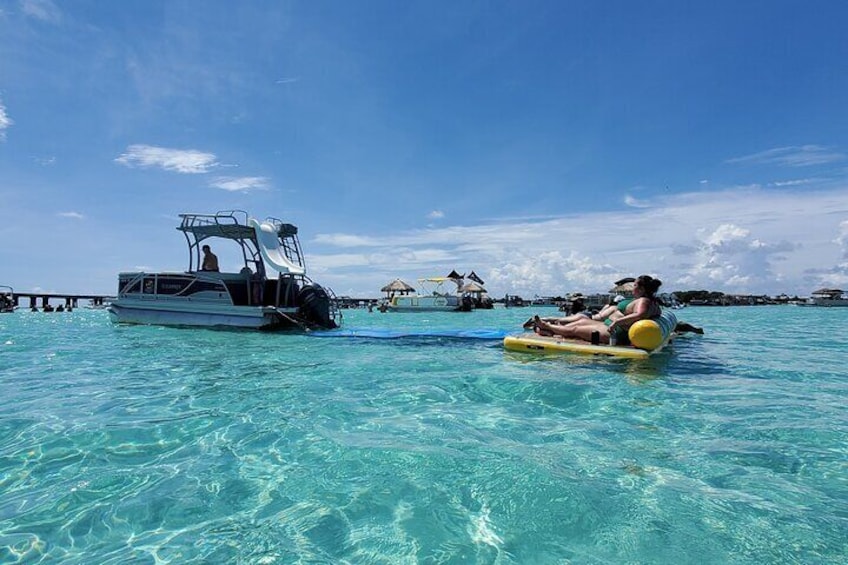 Private Crab Island Party by Boat