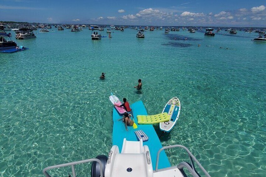 Private Crab Island Party by Boat