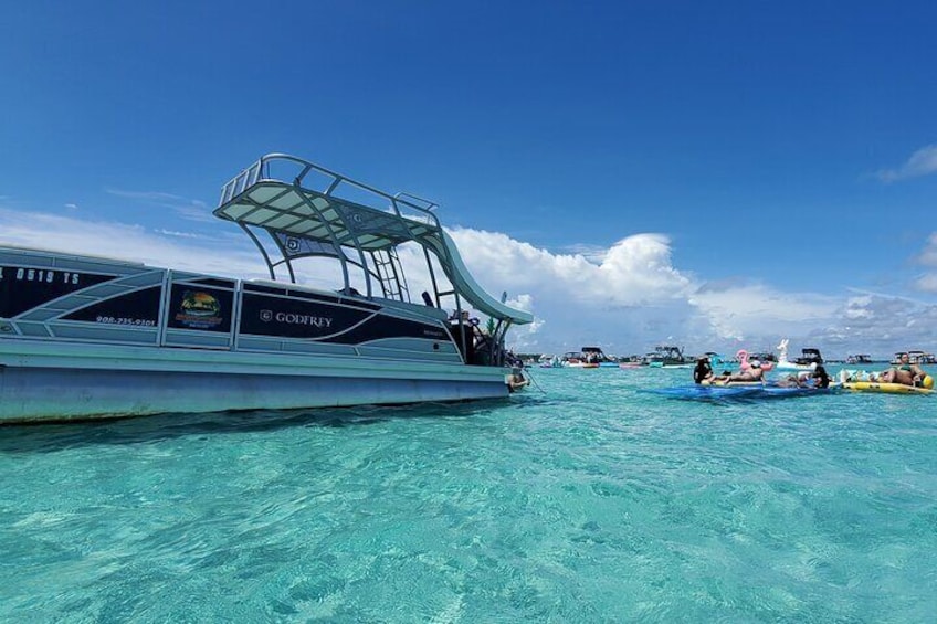 Private Crab Island Party by Boat