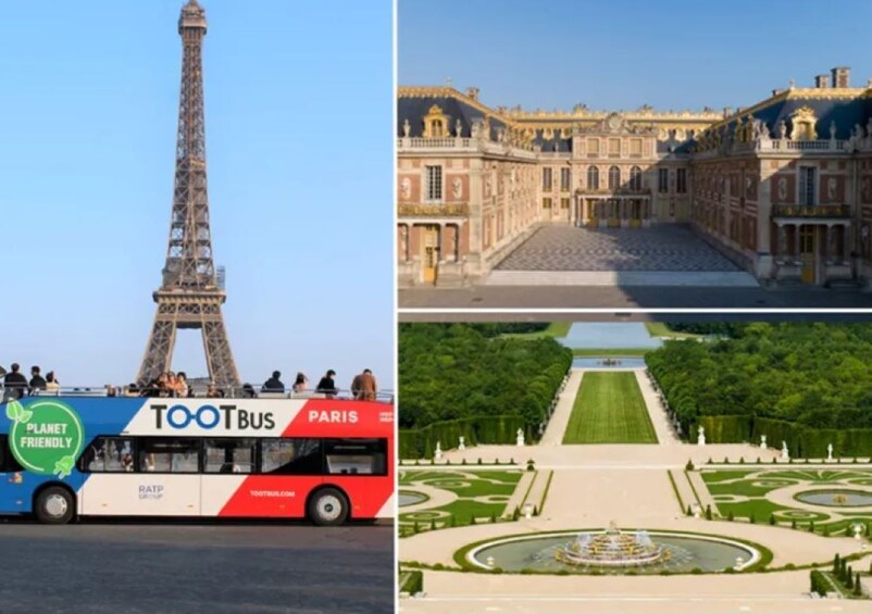 Paris Discovery Hop-on Hop-off bus tour + Versailles Palace