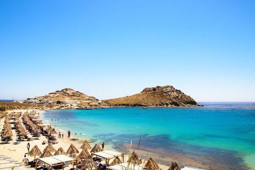 Mykonos Private Tour included town with a Range Rover
