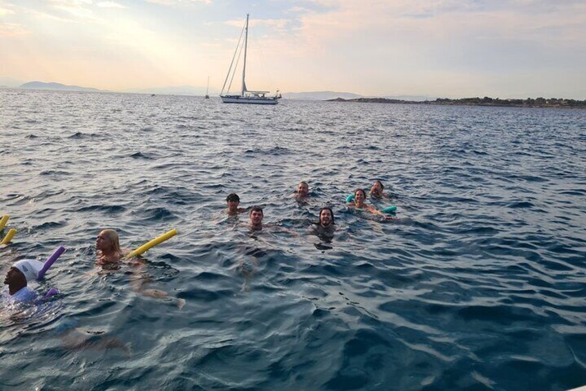 Rhodes Half-Day Catamaran Cruise with Lunch