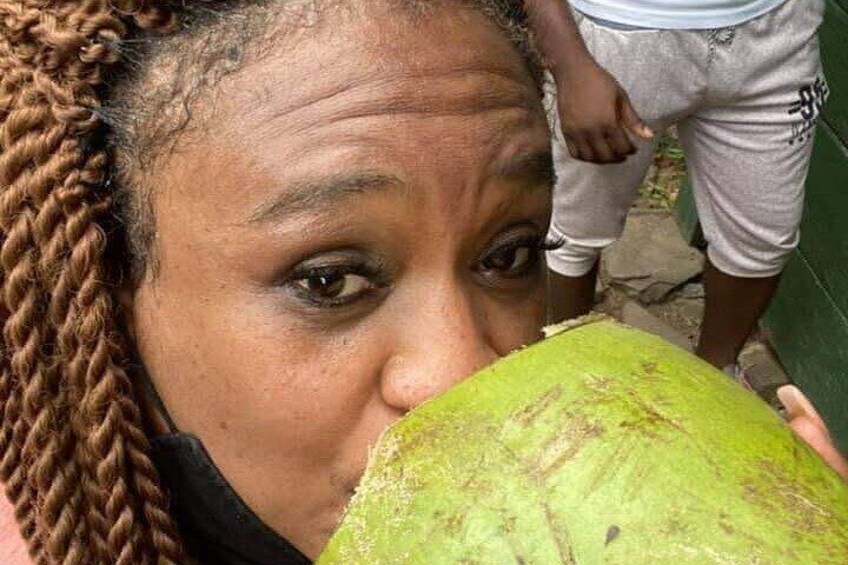 Coconut on Canopy Walk Kakum hike