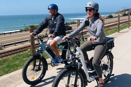 Tour guidato in bici elettrica locale dalla spiaggia di Solana a Encinitas