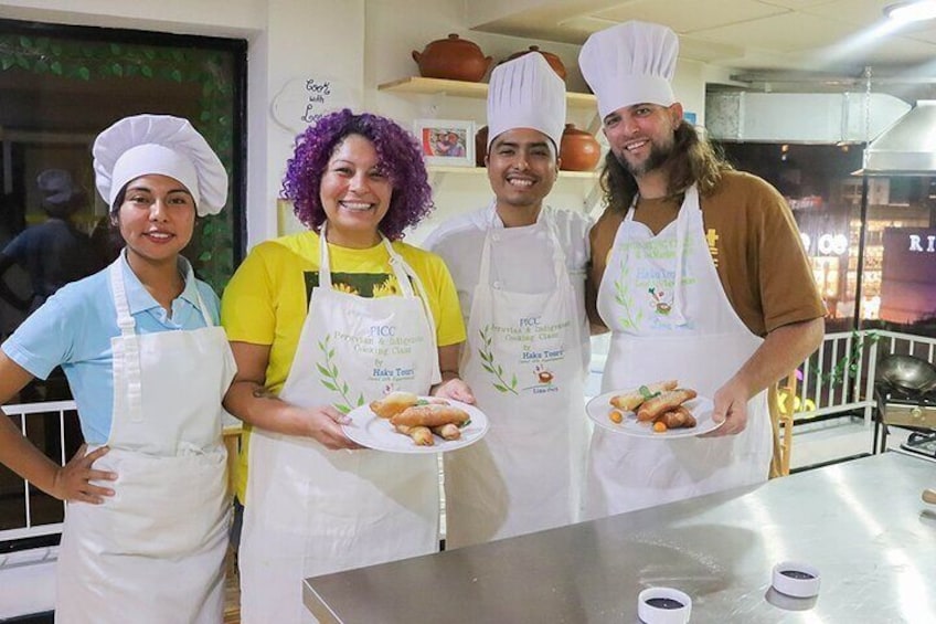 Traditional Peruvian Churros in Lima