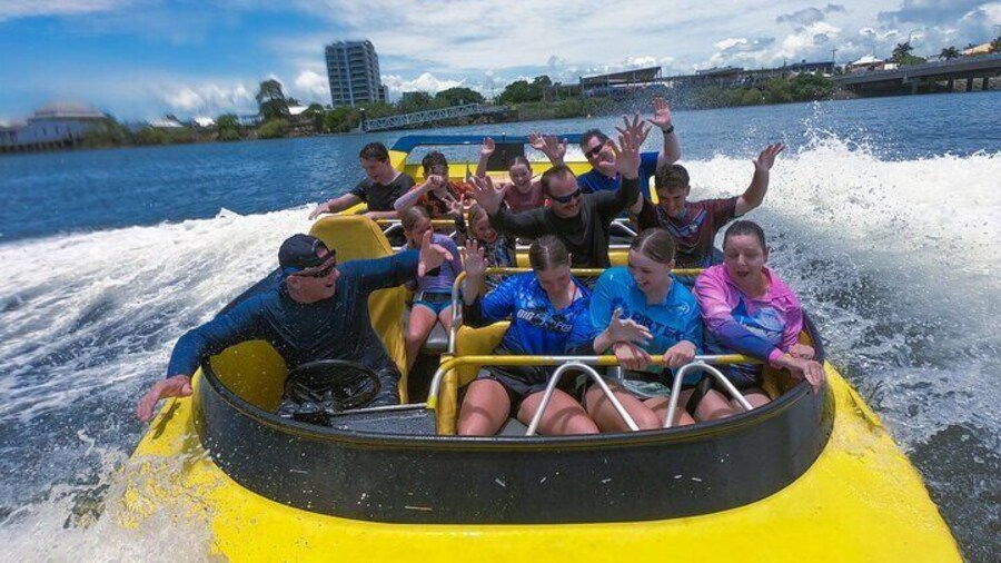 Adrenaline Jet Boat Rides in Pioneer River Mackay