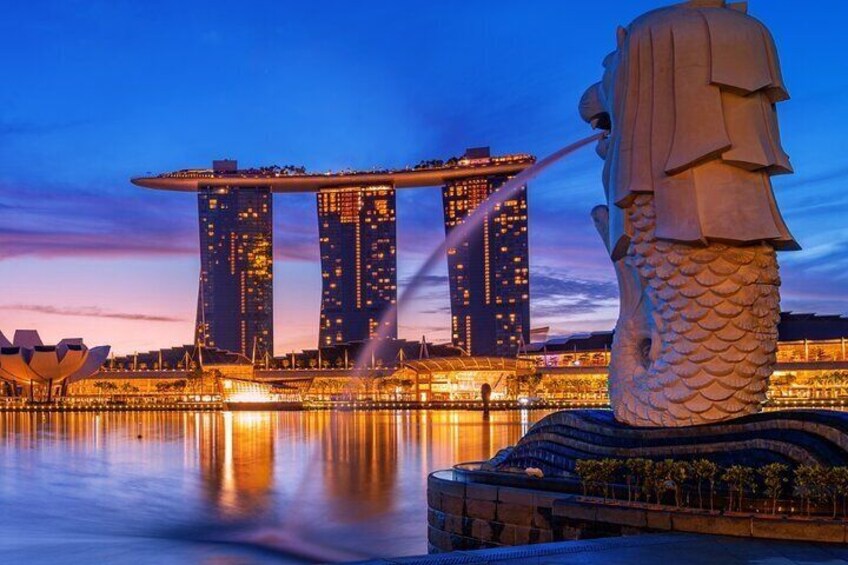 Singapore Night Extravaganza Cruise Light Shows and Satay Delight