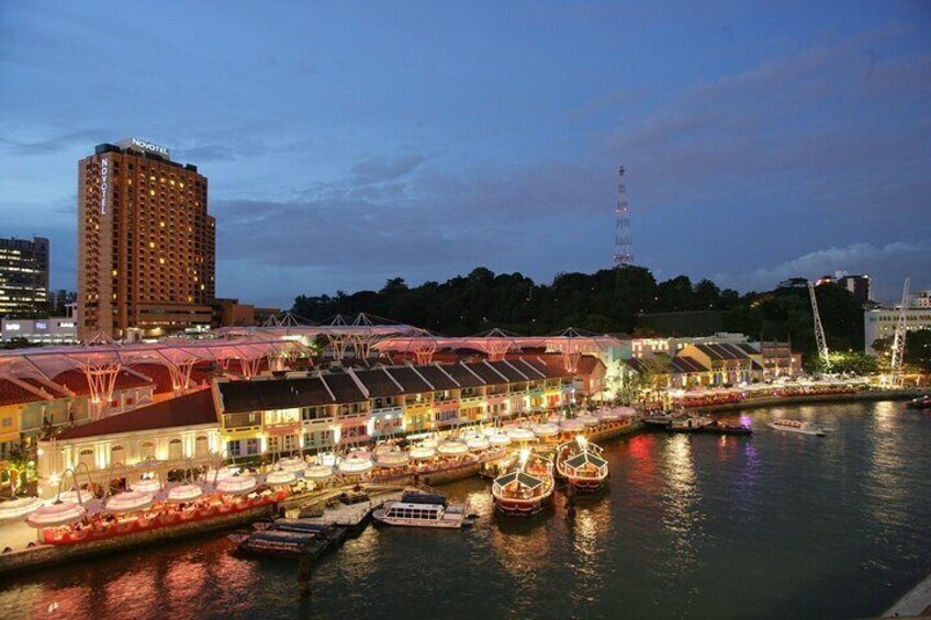 Singapore Night Extravaganza Cruise Light Shows and Satay Delight