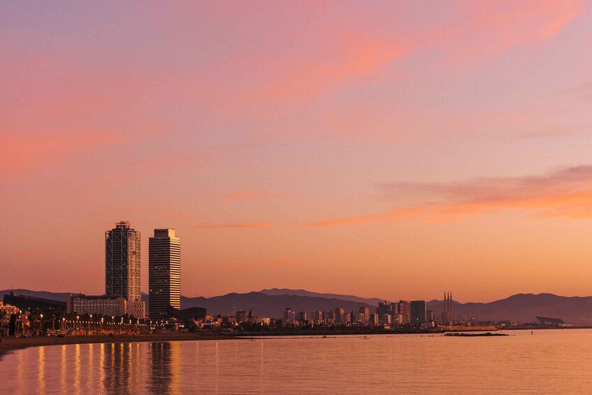 Picture 3 for Activity Barcelona: 1,5-Hour Sunset Cruise with Cava & Wine