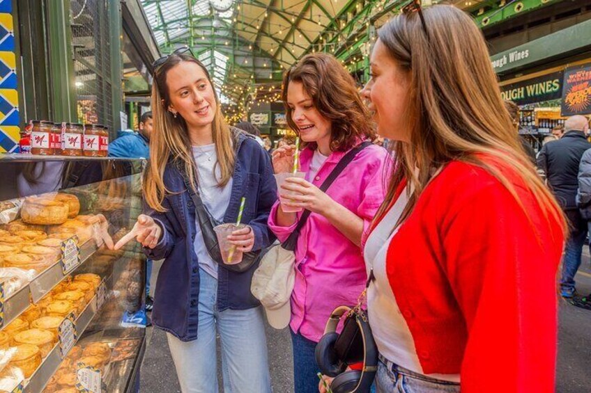 Sample 3 different Borough Market specialties.