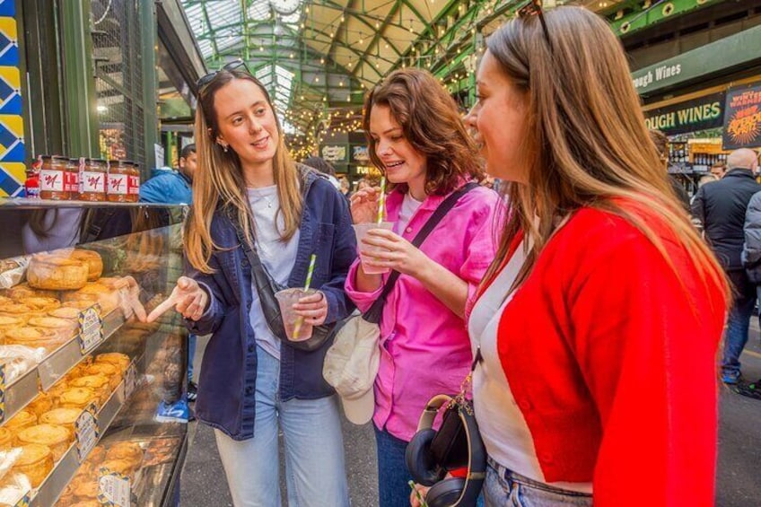 Sample 3 different Borough Market specialties.
