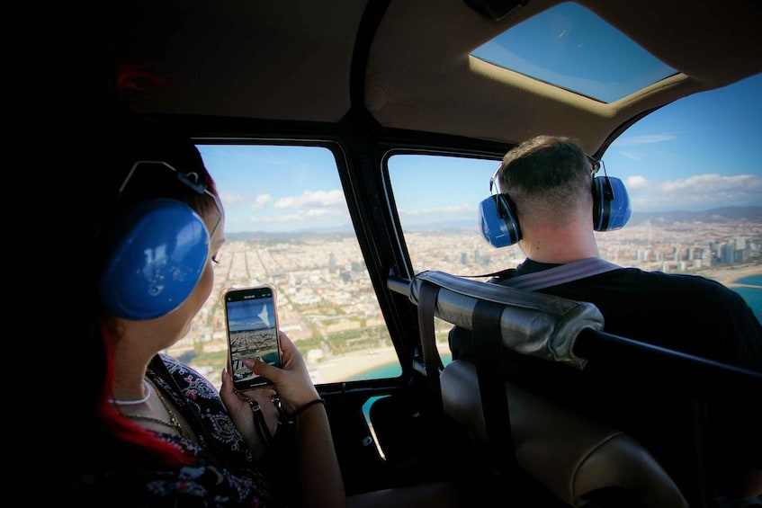 Picture 7 for Activity Barcelona: Unique Helicopter Flight & Optional Yacht Cruise