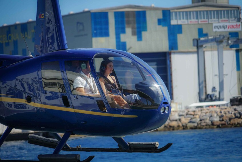 Picture 1 for Activity Barcelona: Unique Helicopter Flight & Optional Yacht Cruise