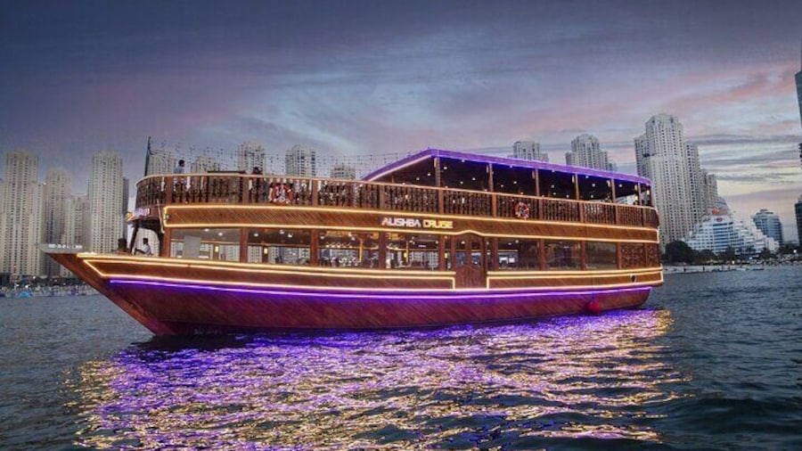 Dhow Cruise at Marina Dubai with Dinner and Live Entertainment