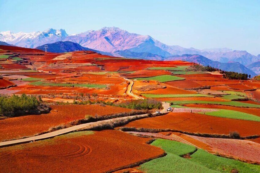 Two Day Dongchuan Red Land and Nizhu River Private Tour