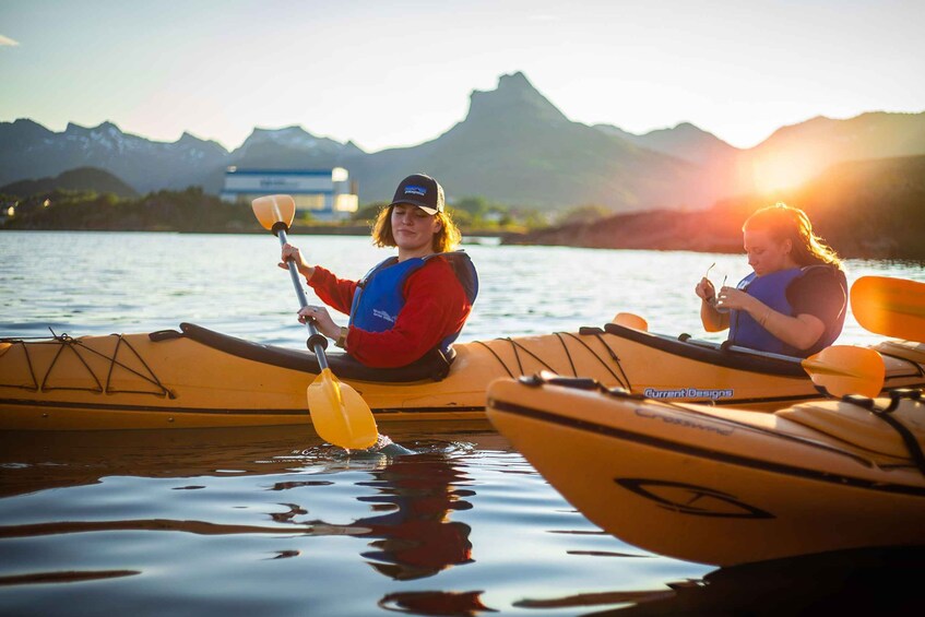 Picture 3 for Activity Svolvær: Evening Kayaking Adventure