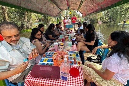 Boat Tour in Mexico City and Mezcal Party with food and drinks
