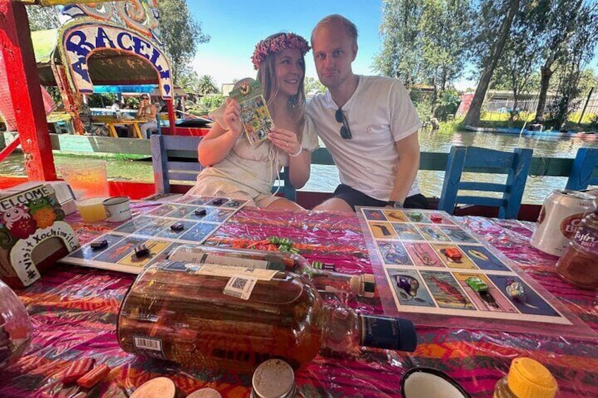 Boat Tour in Mexico City and Mezcal Party with food and drinks