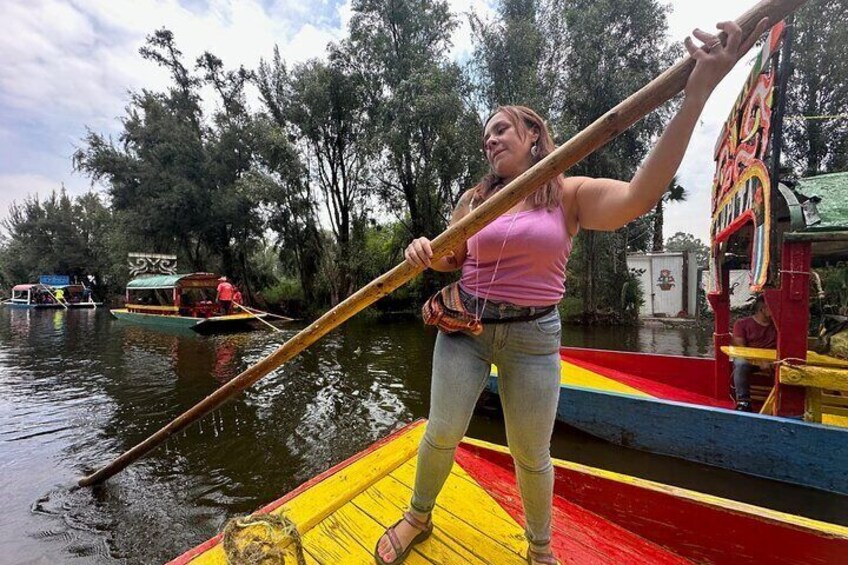 Boat Tour in Mexico City and Mezcal Party with food and drinks
