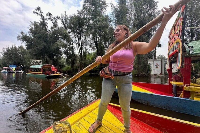 Boat Tour in Mexico City and Mezcal Party with food and drinks