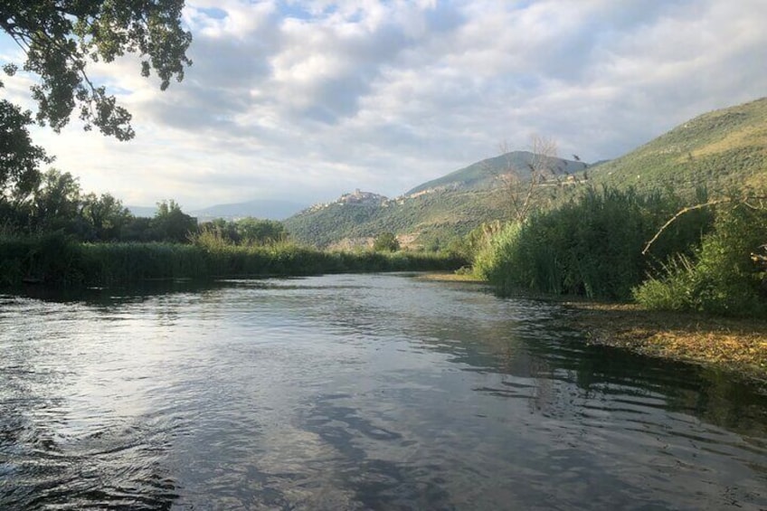 Private canoe tour on the River Cavata high sources