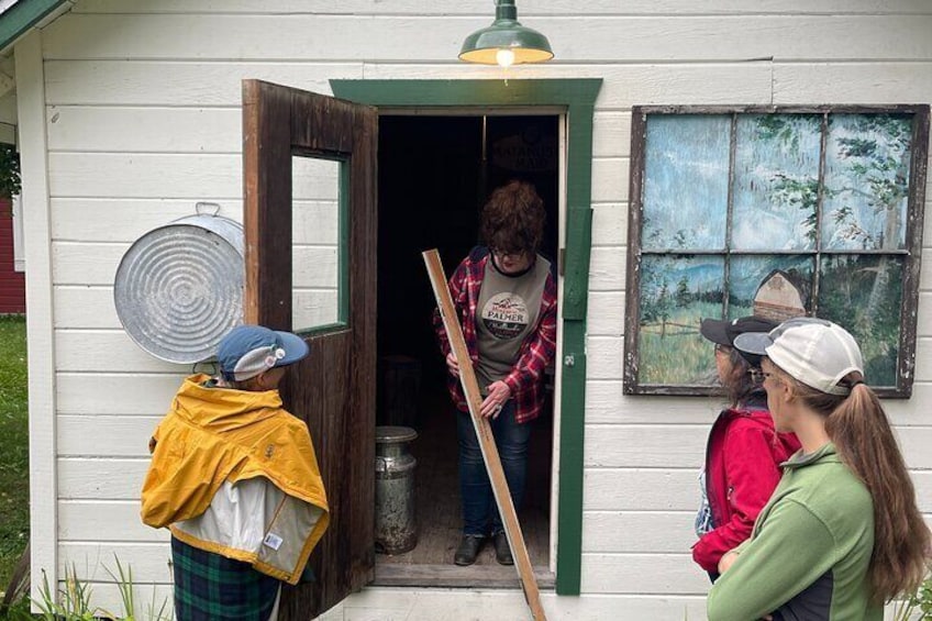The Matanuska Colony Project brough over 200 farmers to Alaska in 1935. Many of the buildings in downtown Palmer were constructed in 1935 and 1936.