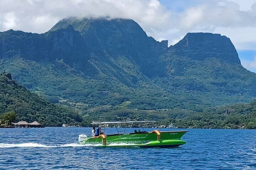 Tour Lagoon to Moorea in Canoe