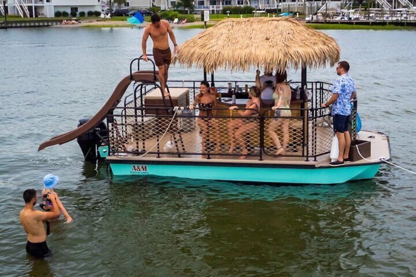 Sunset Dolphin Cruise at Crab Island