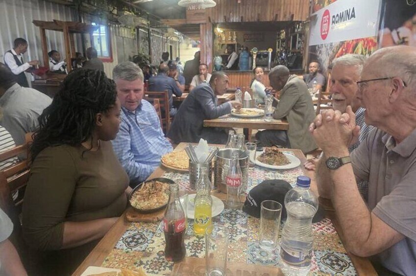 Arrive hungry on this private tour of Addis Ababa city, where you’re guaranteed to be well fed–or at least you have the opportunity to try all sorts of foods from three different restaurants. Your gui