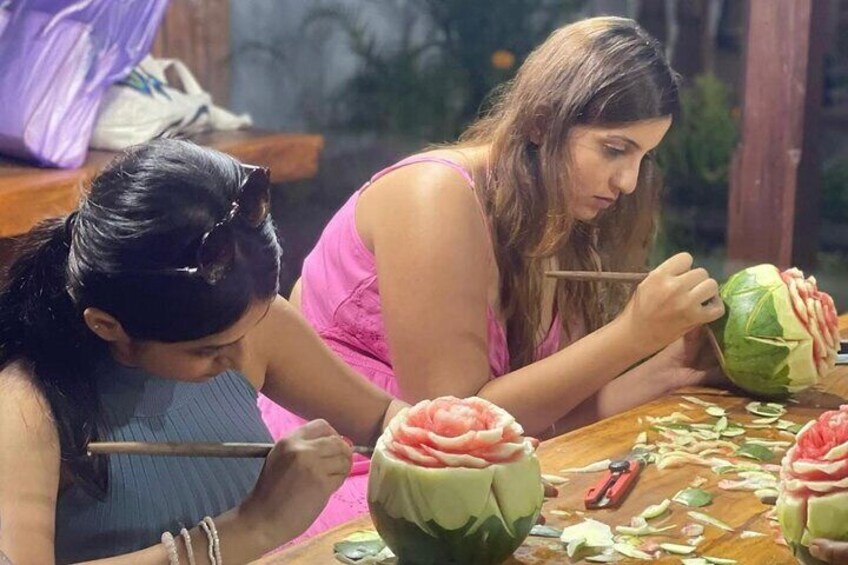 Fruit Carving Class
