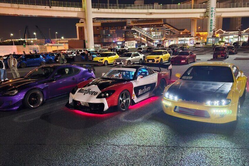 Veilside RX7 at Daikoku PA