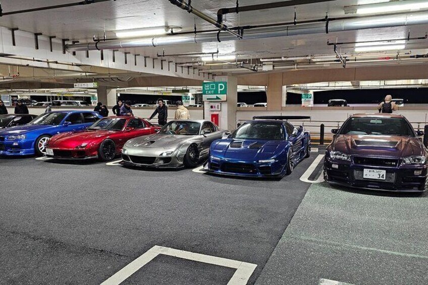 An average day with JDM legends at Umihotaru PA