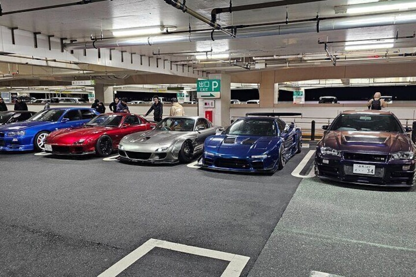 An average day with JDM legends at Umihotaru PA