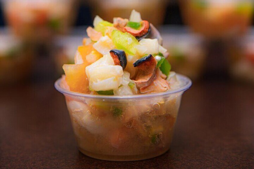 Complimentary Conch Salad (Shot)