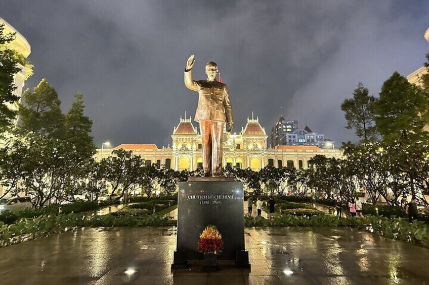 Saigon with Chao Show Night Walking Tour
