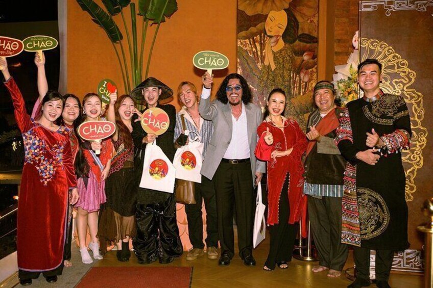 Saigon with Chao Show Night Walking Tour