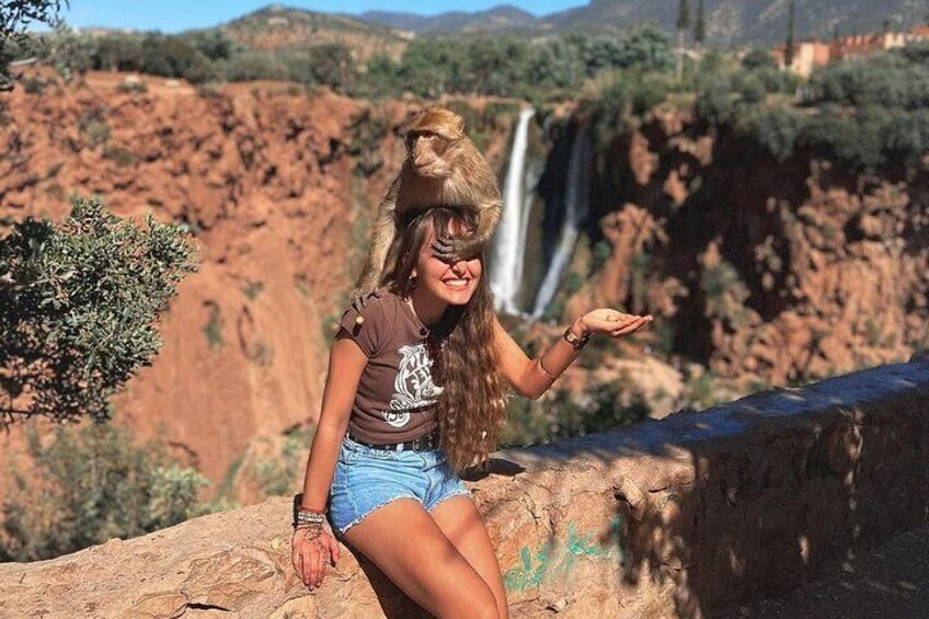 Ouzoud Waterfalls Guided Tour with Boat Ride and Scenic Views
