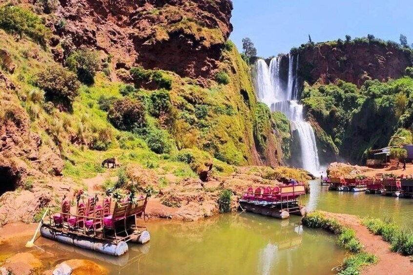 Ouzoud Waterfalls Guided Tour with Boat Ride and Scenic Views
