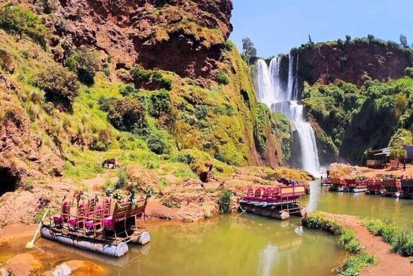 Ouzoud Waterfalls Guided Tour with Boat Ride and Scenic Views